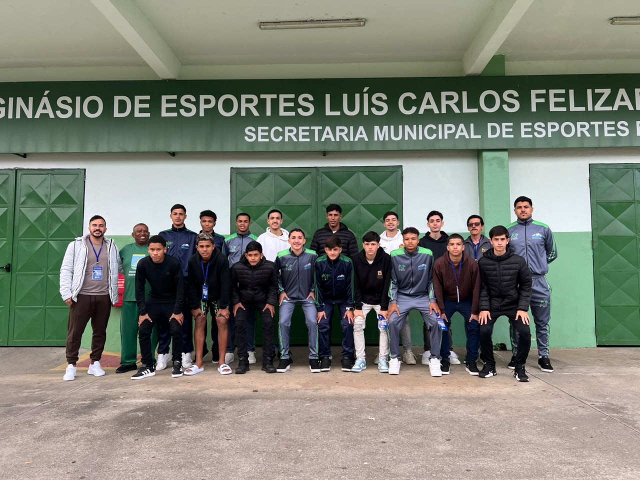 Equipe Sub-20 do Projeto Nova Geração representando Cajati nos 68º Jogos Regionais
